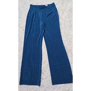 Chico's Travelers Mercer Blue Classic Pull-On No Tummy Pants Size 8 28x30 NWT